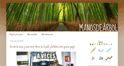 Desktop Screenshot of manosdearbol.com
