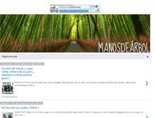 Tablet Screenshot of manosdearbol.com